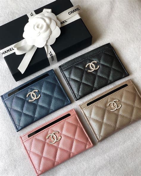 chanel card holder|chanel card holder women.